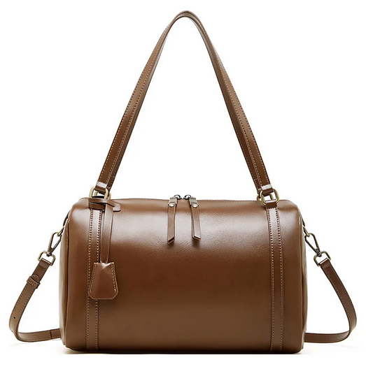 Le Vendôme – Sac Polochon en Cuir Lisse