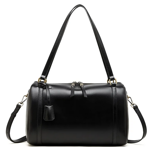 Le Vendôme – Sac Polochon en Cuir Lisse